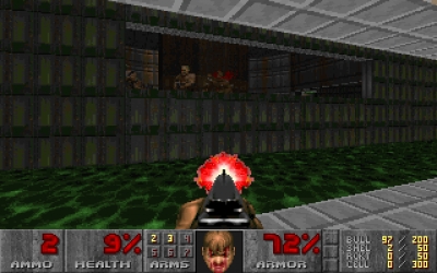 Screen ze hry Doom