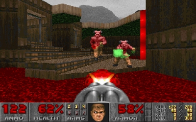 Screen ze hry Doom