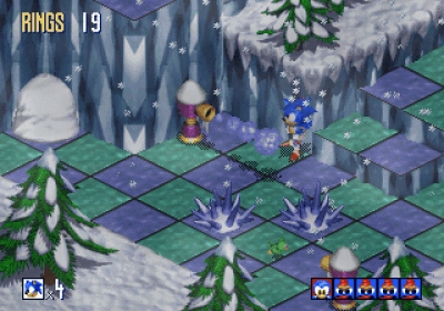 Screen ze hry Sonic 3D Blast