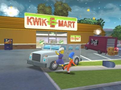 Screen ze hry Simpsons: Hit & Run, The