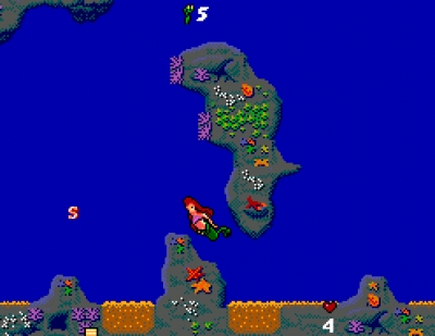 Screen ze hry Disney´s Ariel: The Little Mermaid