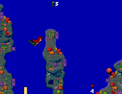 Screen ze hry Disneys Ariel: The Little Mermaid