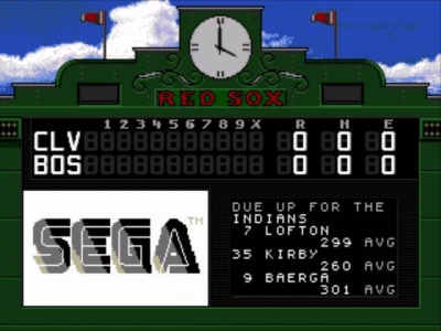 Screen ze hry World Series Baseball