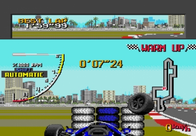 Screen ze hry Ayrton Senna´s Super Monaco GP II