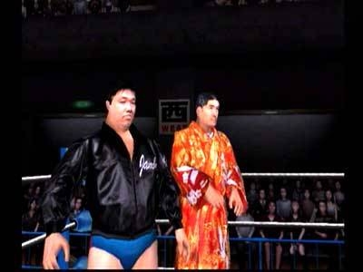 Screen ze hry Giant Gram 2000: All Japan Pro Wrestling 3