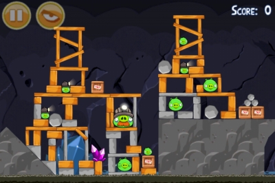 Screen ze hry Angry Birds