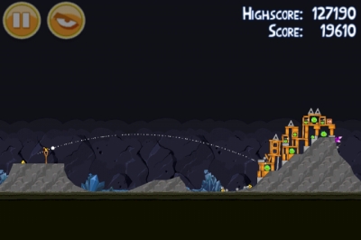 Screen ze hry Angry Birds