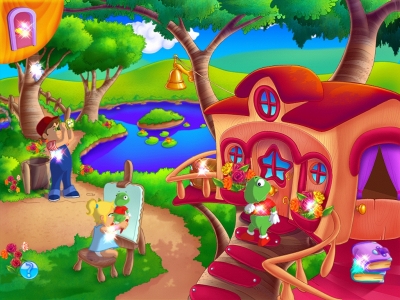 Screen ze hry Gartu in the Kindergarten