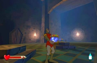Screen ze hry Dragons Lair 3D: Return to the Lair