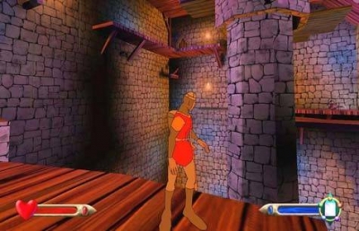 Screen ze hry Dragons Lair 3D: Return to the Lair