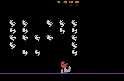 Screen ze hry Pigs in Space