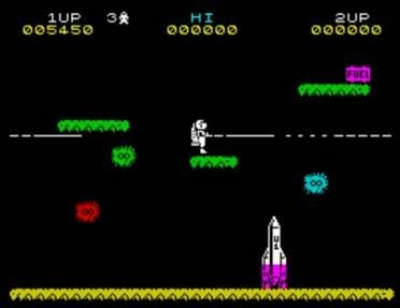 Screen ze hry Jetpac