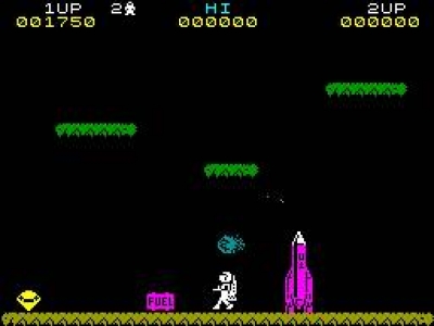 Screen ze hry Jetpac