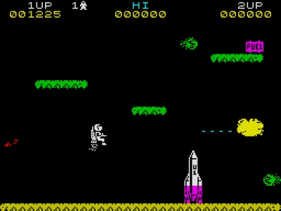 Screen ze hry Jetpac