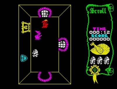 Screen ze hry Atic Atac