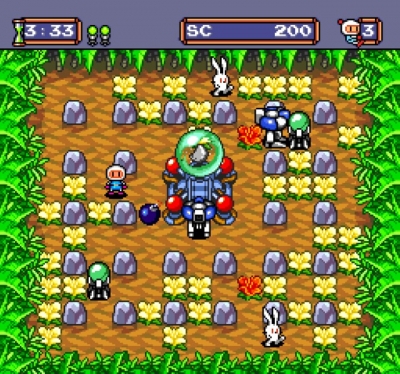 Screen ze hry Bomberman ´94