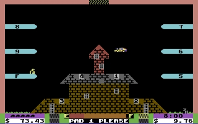 Screen ze hry Space Taxi