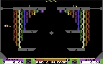 Screen ze hry Space Taxi