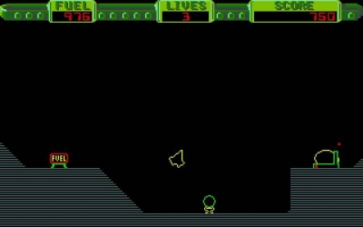 Screen ze hry Thrust