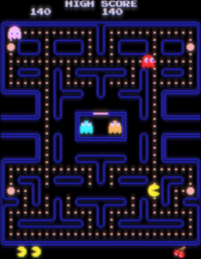Screen ze hry Pac-Man