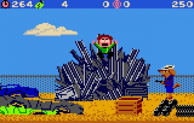 Screen ze hry Scrapyard Dog
