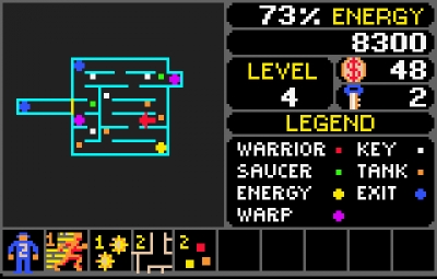 Screen ze hry Xybots