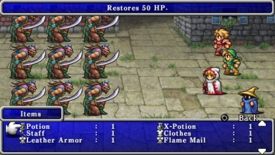 Screen ze hry Final Fantasy