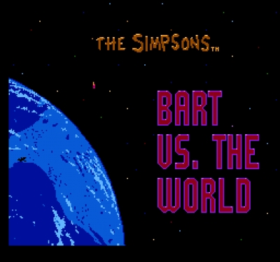 Screen ze hry The Simpsons: Bart vs. the World