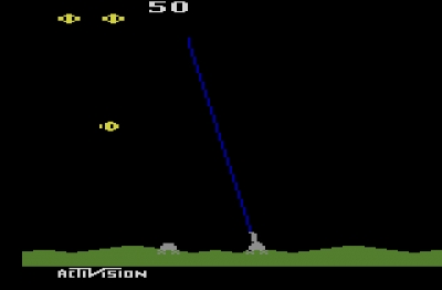 Screen ze hry Laser Blast