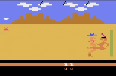 Screen ze hry Custers Revenge