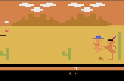Screen ze hry Custers Revenge