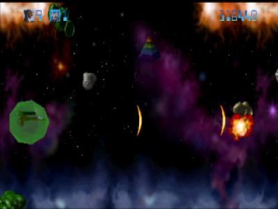 Screen ze hry Trevor McFur in the Crescent Galaxy