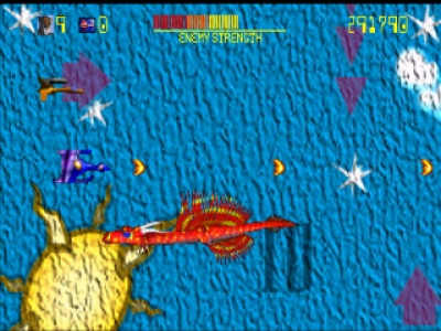 Screen ze hry Trevor McFur in the Crescent Galaxy