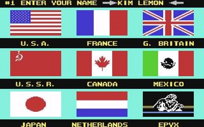 Screen ze hry Winter Games