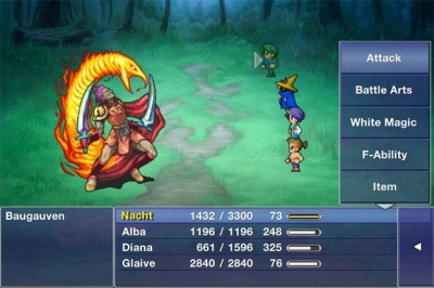 Screen ze hry Final Fantasy Dimensions