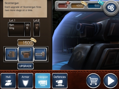 Screen ze hry Planetary Guard: Defender