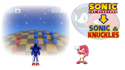 Artwork ke hře Sonic & Knuckles plus Sonic the Hedgehog