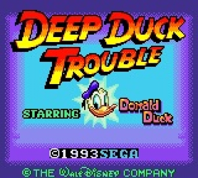 Screen ze hry Deep Duck Trouble Starring Donald Duck