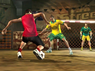 Screen ze hry FIFA Street 2