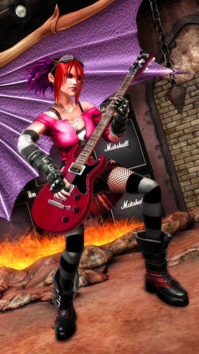 Screen ze hry Guitar Hero: Warriors of Rock