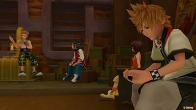 Screen ze hry Kingdom Hearts HD 2.5 ReMIX
