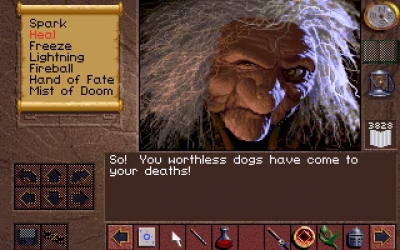 Screen ze hry Lands of Lore: The Throne of Chaos