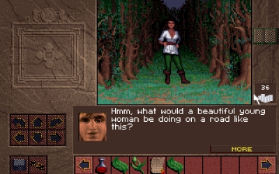 Screen ze hry Lands of Lore: The Throne of Chaos