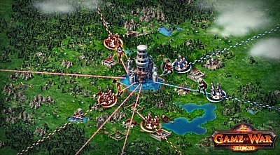 Screen ze hry Game of War