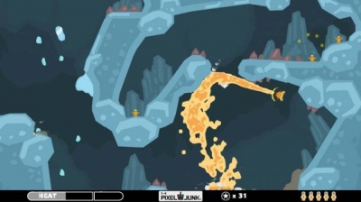 Screen ze hry PixelJunk Shooter