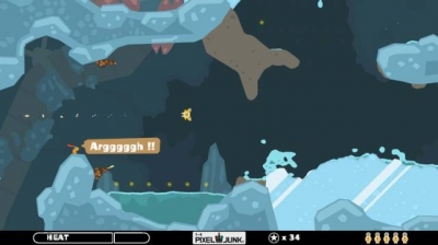 Screen ze hry PixelJunk Shooter