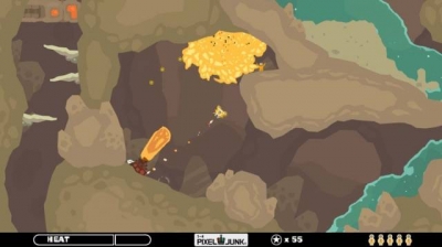 Screen ze hry PixelJunk Shooter