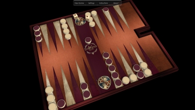 Screen ze hry Backgammon