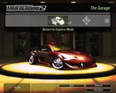 Screen ze hry Need for Speed Underground 2
