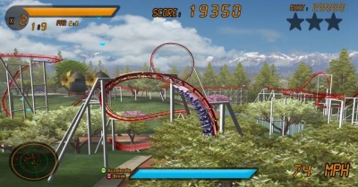 Screen ze hry Roller Coaster Rampage